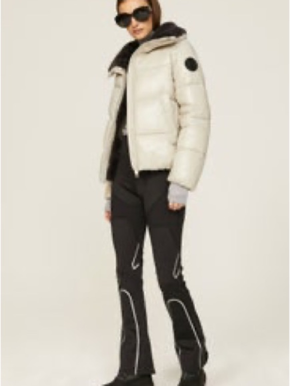 SAVE THE DUCK Cream Moma Puffer Jacket